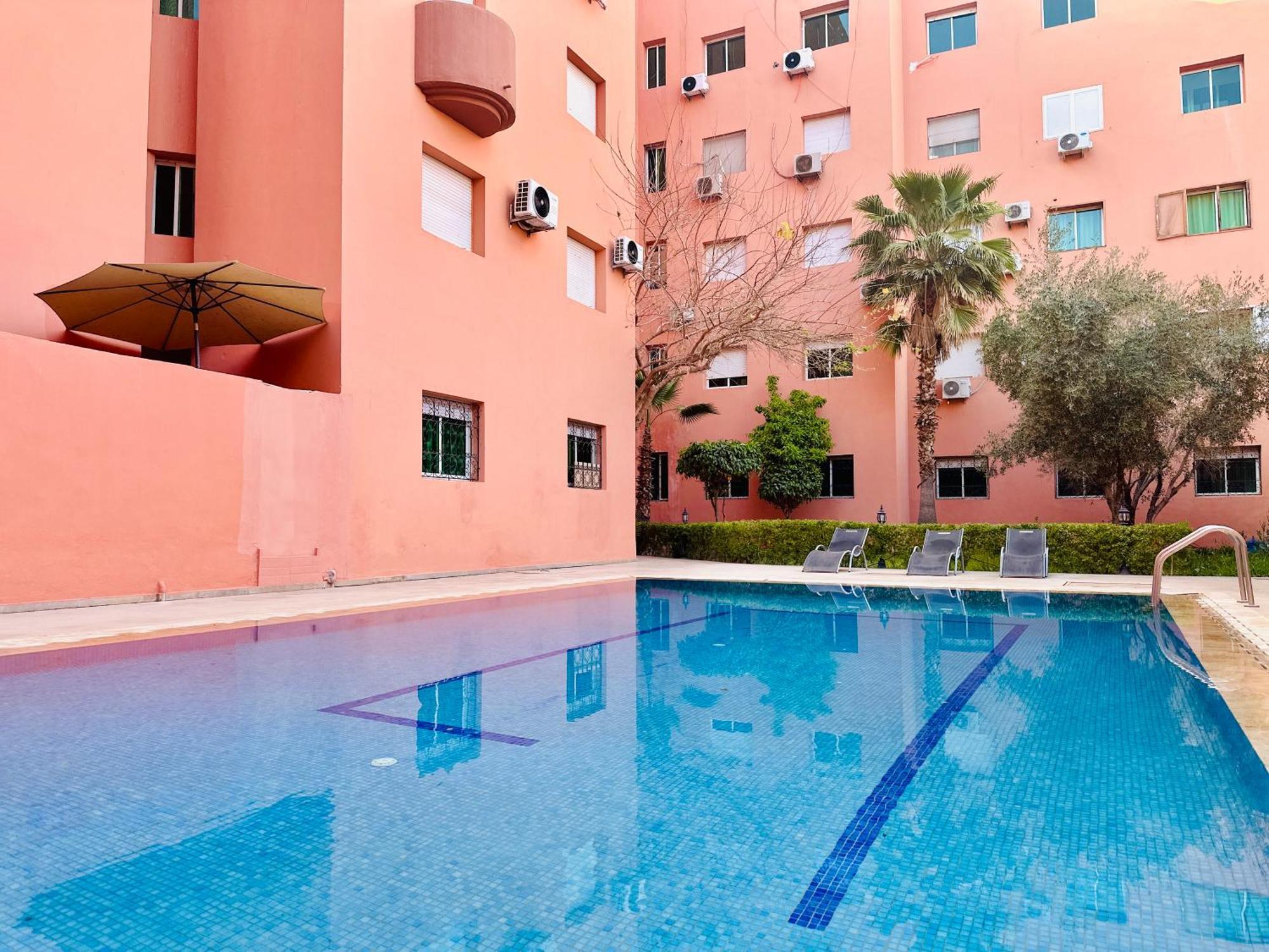 5 Minutes De La Gare Et Centre Ville Piscine Parking Marrakesh Esterno foto